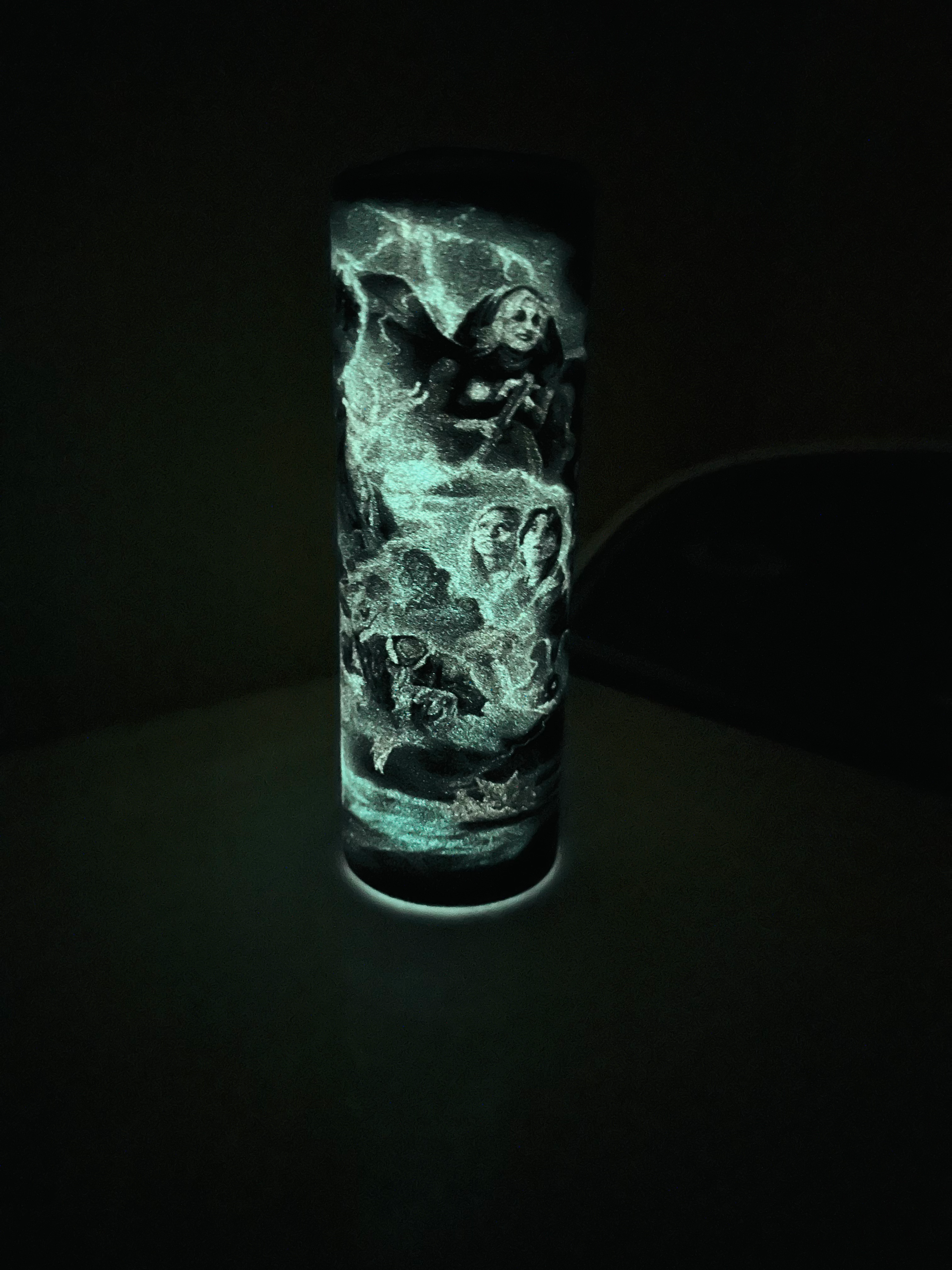 20oz Straight Glow in the Dark Sublimation tumbler with shrink wrap –  Little House Tee's