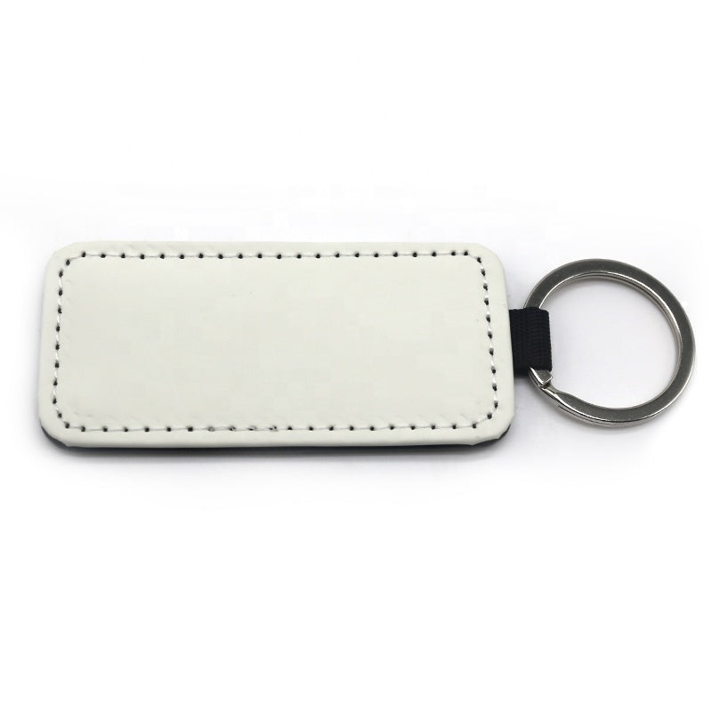 Sublimation leather keychain- Square – Cotton Pickin Blanks