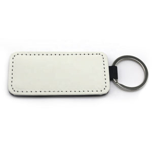 Leather Rectangle Keychain Sublimation | Point Blanks LLC